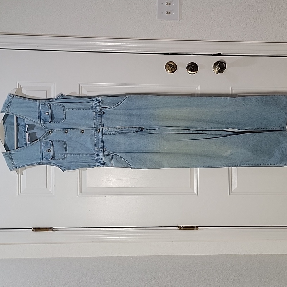 Women Vintage Bill Blass Sleeveless Jumpsuits Size Large